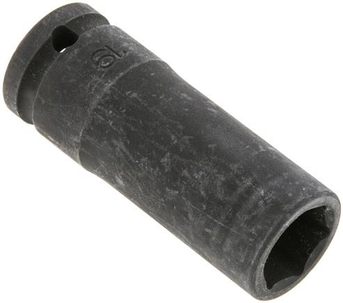 Kraftstecknuss, lang, SW 19, 1/2" (12,7 mm)