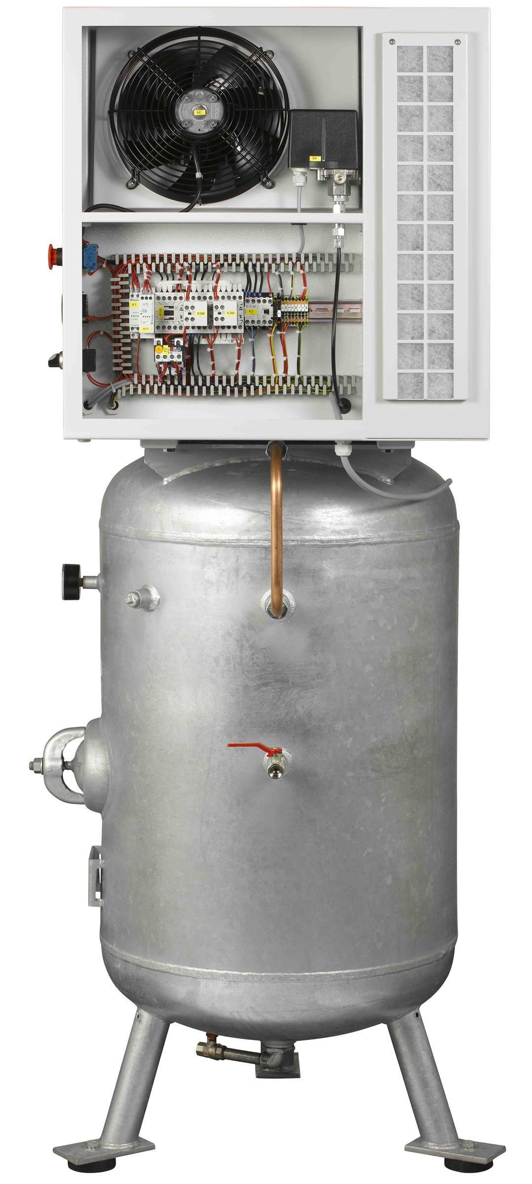 RENNER RIKO H 960/270 ST-S Industrie-Kolbenkompressor 15 bar - Behälter, Schalldämmhaube