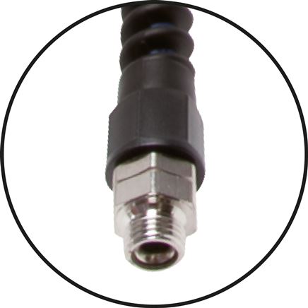 PUR-Spiralschlauch G 3/8"-12 x 8 mm, 7,5 mtr. Arbeitslänge