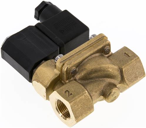 2/2-Wege Magnetventil G 3/8" stromlos geschlossen (NC),NBR 115V