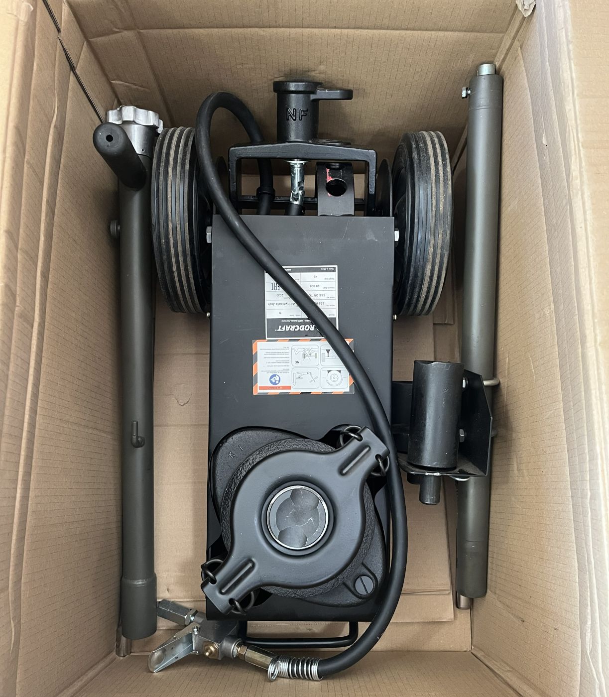 B-WARE Rodcraft Luft-hydraulischer Wagenheber LHH22