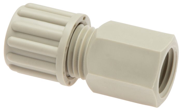 Aufschraub-Verschraubung G 1/4"-10x8mm, PA