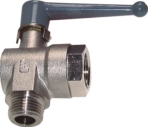 Messing-Winkelkugelhahn, G 1/2" (AG/IG), PN 20