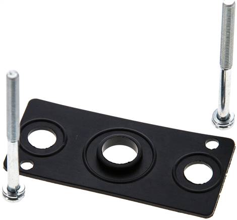 Ersatzdichtung und Schrauben für V 52-Reihenanschlussplatte