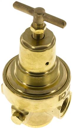 Druckregler, Messing, G 1/2", 0,1 - 1,5bar (für CO2)