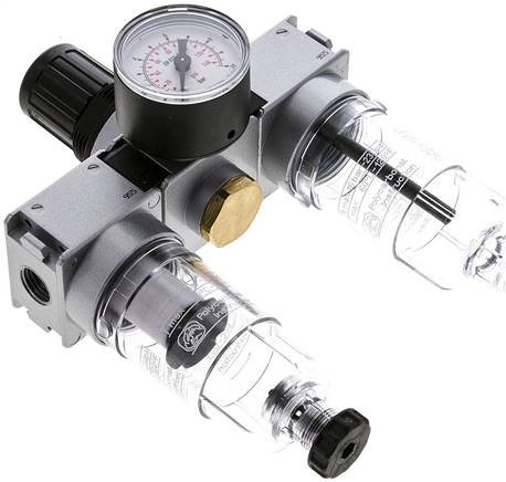 MULTIFIX Wartungseinheit (0), 3-tlg., G 1/4", 0,2 - 6 bar