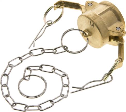 Kamlock-Verschlusskappe (DC) 1", Messing