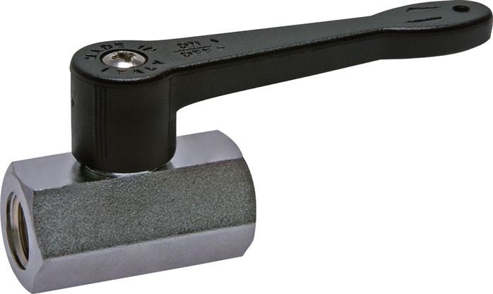 Minikugelhahn langer Griff, G 1/4" Innengewinde, PN 15
