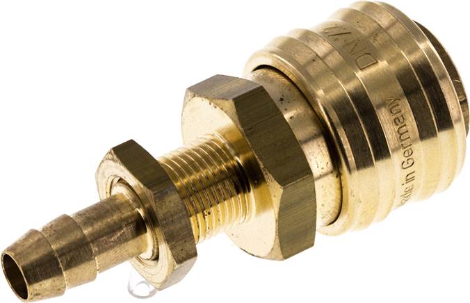 Schott-Schnellkupplung (NW7,2) 8 (5/16")mm Schlauch, Messing