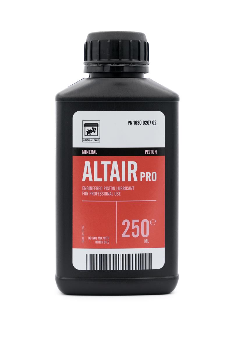 Olio di qualità per compressori a pistoni ALTAIR PRO  250 ml