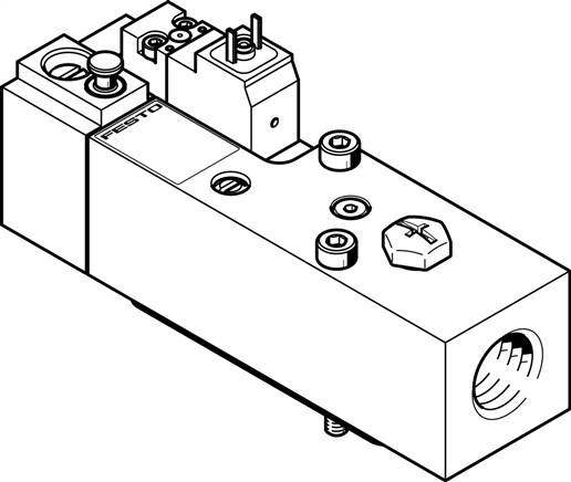 FESTO VABF-S6-1-P5A4-G12-4-1 (558230) Druckaufbauventil