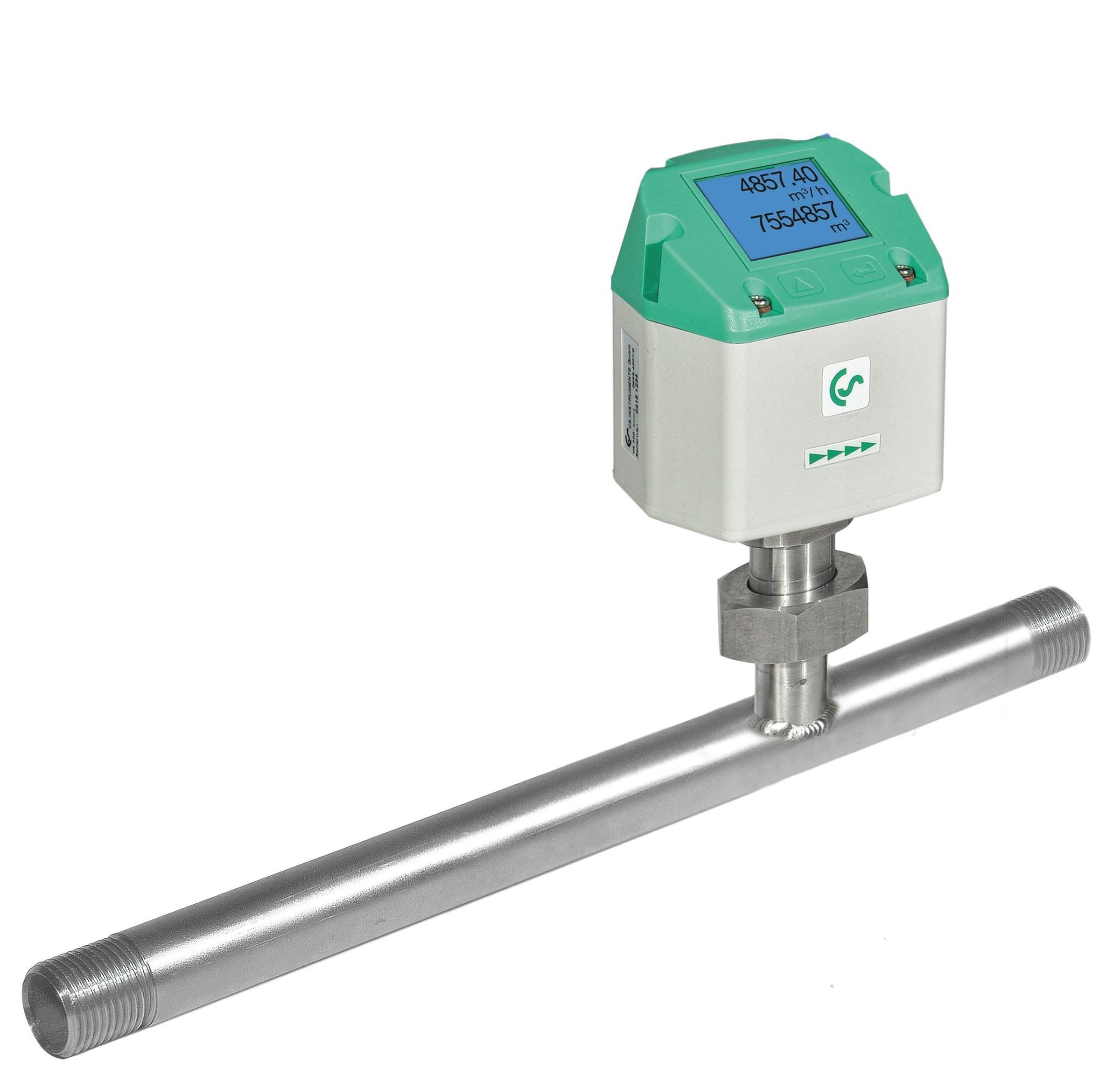 Verbrauchszähler G1 1/4 für Druckluft und Gase VA 520 Edelstahl 1.4301