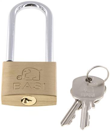 Vorhangschloss Größe 40 mit 2 Schlüsseln Standard, VHS 40 H