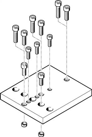 FESTO HMSV-51 (548781) Adapterbausatz