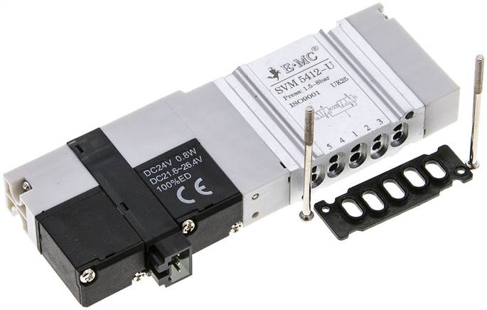 Magnetventil für S1V, 2x 3/2-Wege (NC/NO) Typ SVM 5412-U