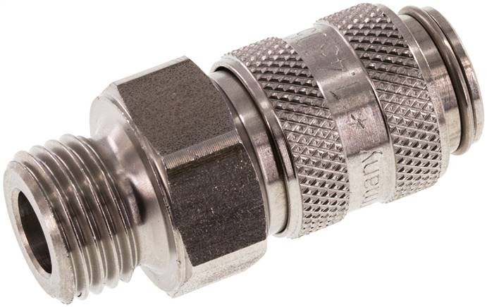 Schnellkupplung (NW5) G 1/4"(AG), Edelstahl