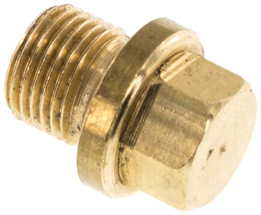 Verschlussstopfen Außenskt. G 1/8", Messing Typ VS 18 AB MS