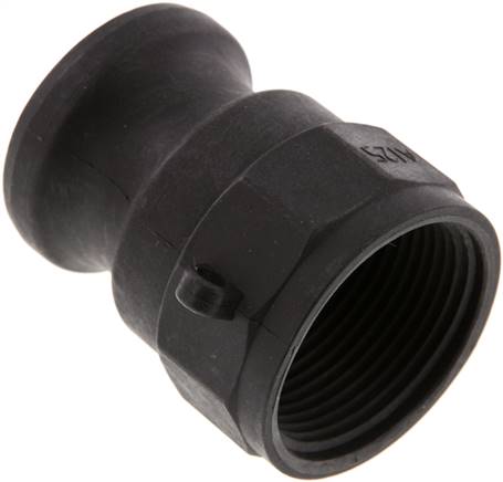 Kamlock-Stecker (A) Rp 1-1/4"(IG), Polypropylen