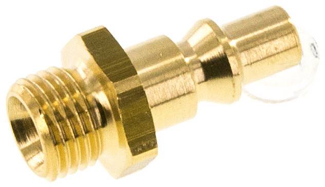 Kupplungsstecker (ARO/ORION) G 1/4"(AG), Messing, NW 5,5