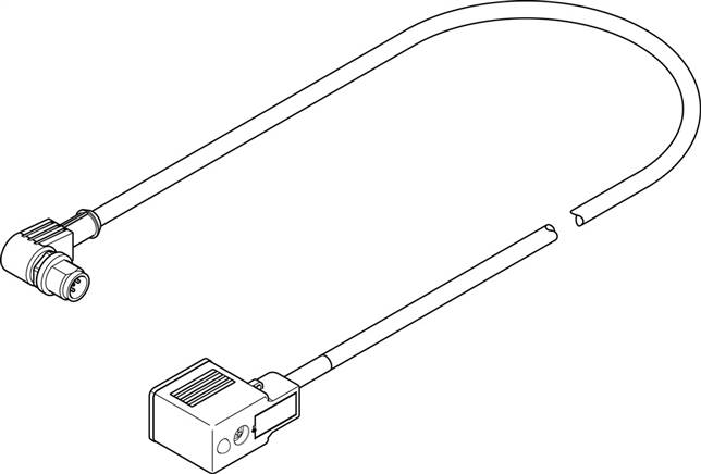 FESTO NEBV-B2W3-K-0.6-N-M12W3 (3579464) Verbindungsleitung
