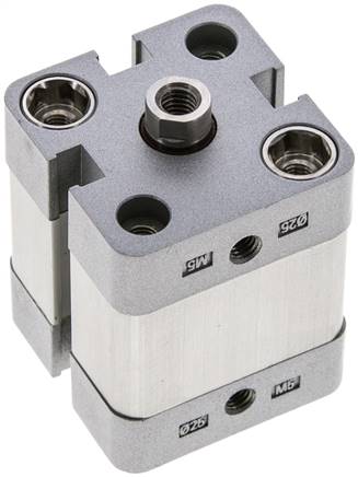 ISO 21287-Zylinder, doppeltw., Kolben 25mm, Hub 10mm, Kolbenstange mit IG