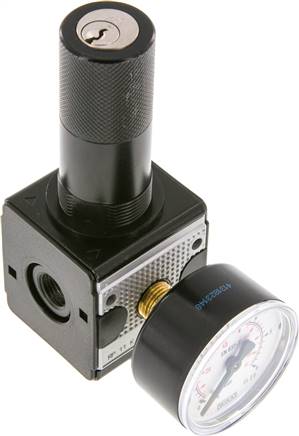 MULTIFIX Präzisionsdruckregler, abschließbar,G 1/4" 0,1 - 3bar