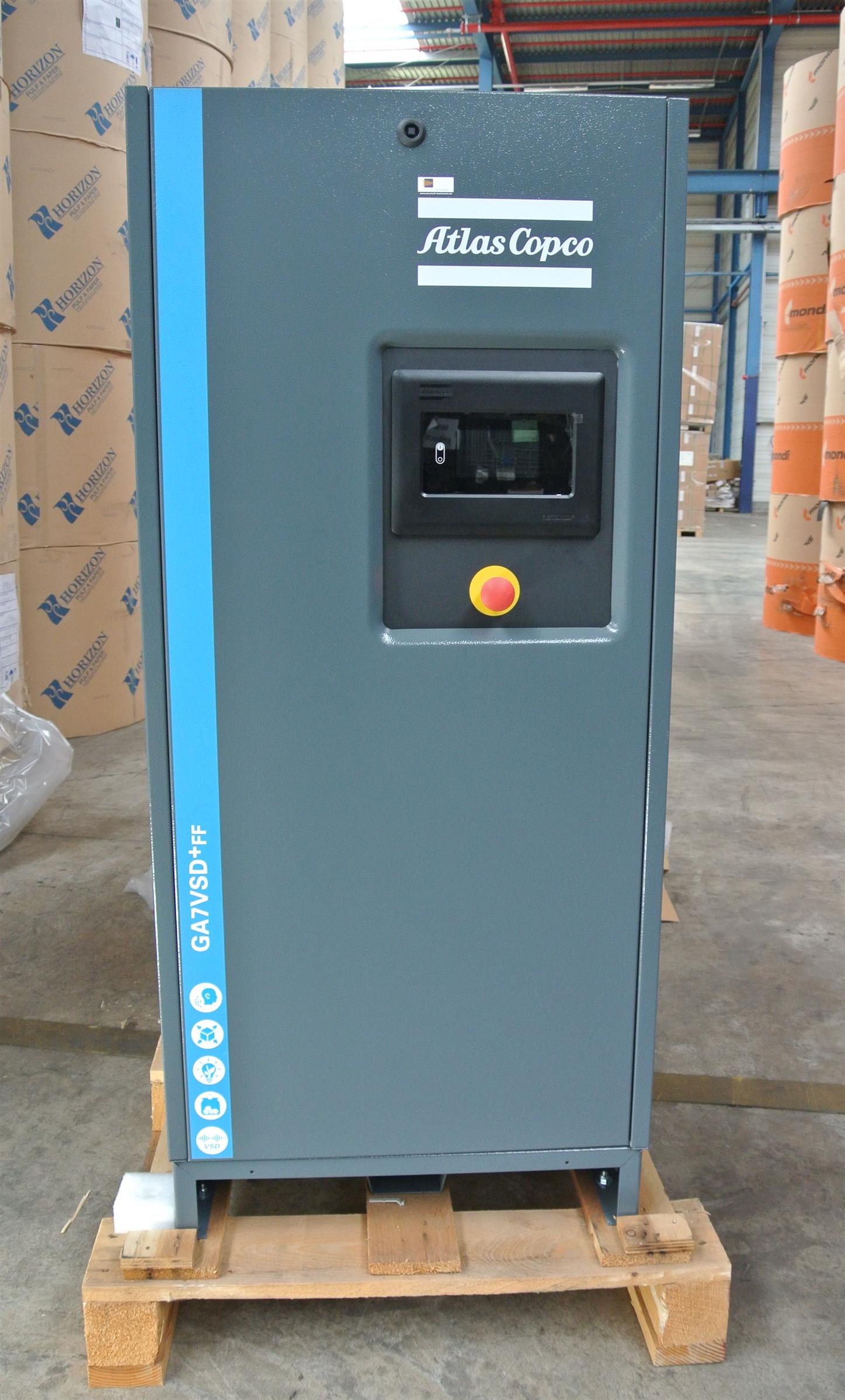 ABVERKAUF Atlas Copco Schraubenkompressor GA 7 VSD+ FF