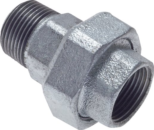 Verschraubung flach dichtend Rp/R 3/4" (IG/AG)