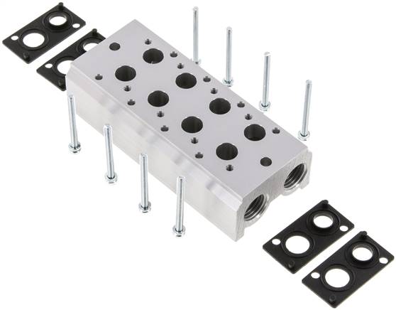 Reihenleiste (4-fach) für SF2000 (3/2-Wege)