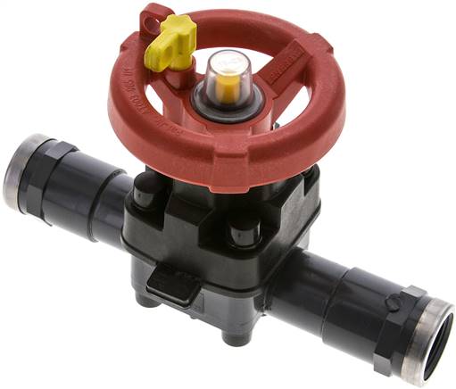 PVC-Membranventil (Hand) PVC / EPDM, Rp 3/4" Innengewinde