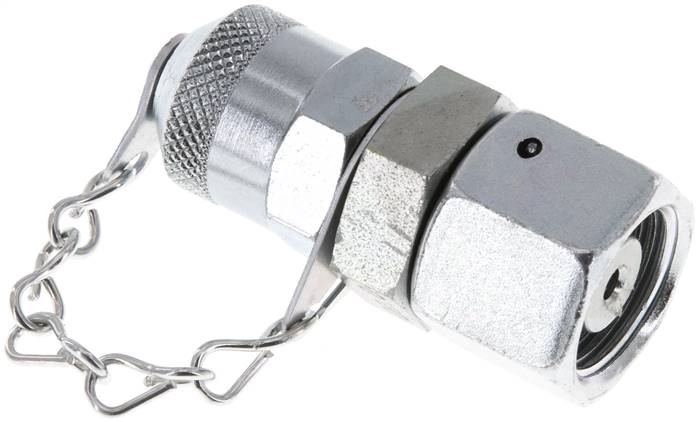 Messanschluss M16x2, 10 S-Dichtkegel, Stahl verzinkt