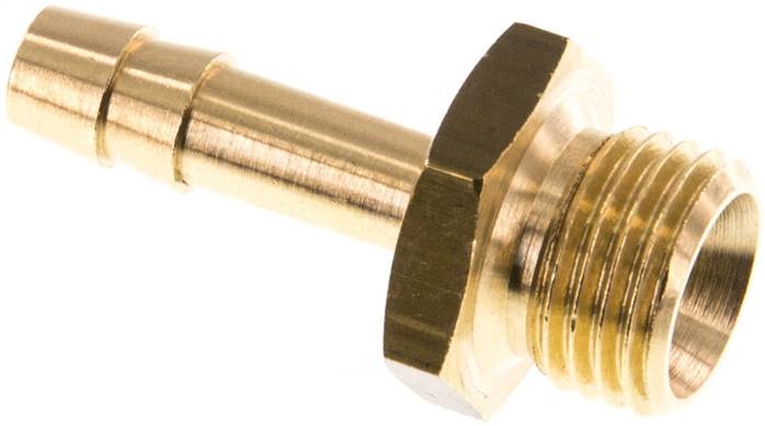 Gewindetülle G 1/4"-6 (1/4")mm, Messing