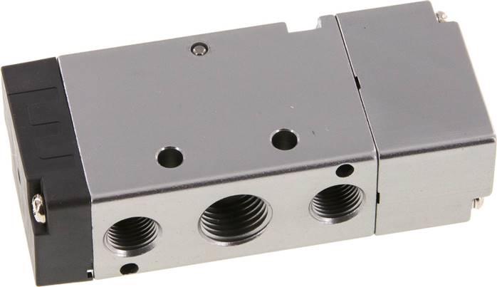 5/2-Wege Pneumatikventil, Federrückstellung, G 1/4" (Pilot u. Abluft G 1/8")