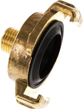 GK-Schlauchkupplung,G 1/4"(AG), Messing, 25 bar