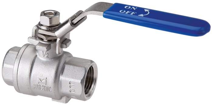Edelstahl-Kugelhahn, Eco-Line leicht, G 1-1/4", 0 bis 63bar