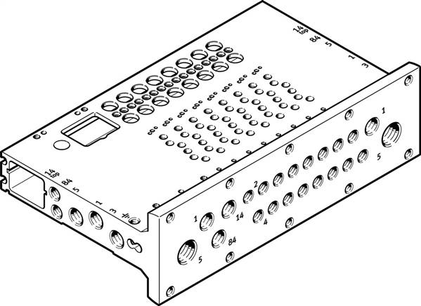 FESTO VABM-L1-14HWS2-G14-16-GR (8058346) Anschlussleiste