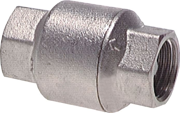 Rückschlagventil, G 3/4", PN 20, Messing vernickelt