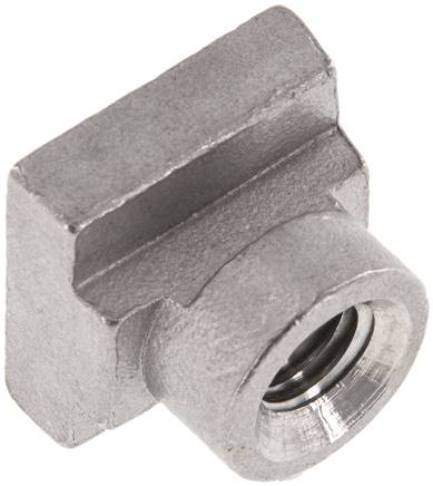 Tragschienenmutter schwere Baureihe, M 10, 1.4571