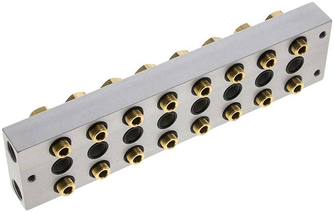 P-R-S-Leiste inkl. Hohlschrauben und Dichtungen für Ventilbaureihe M04 / P04 R 283/8