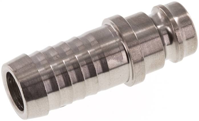 Temperierkupplungsstecker 13mm Zapfen, 13 (1/2")mm Schlauch, Edelstahl