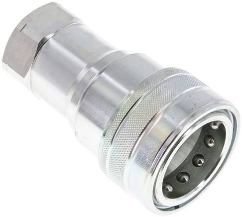 Hydraulikkupplung ISO 7241-1B, Muffe, NPT 1"(IG), Stahl