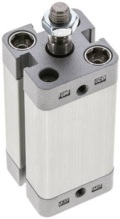 ISO 21287-Zylinder, doppeltw., Kolben 20mm, Hub 40mm, Kolbenstange AG