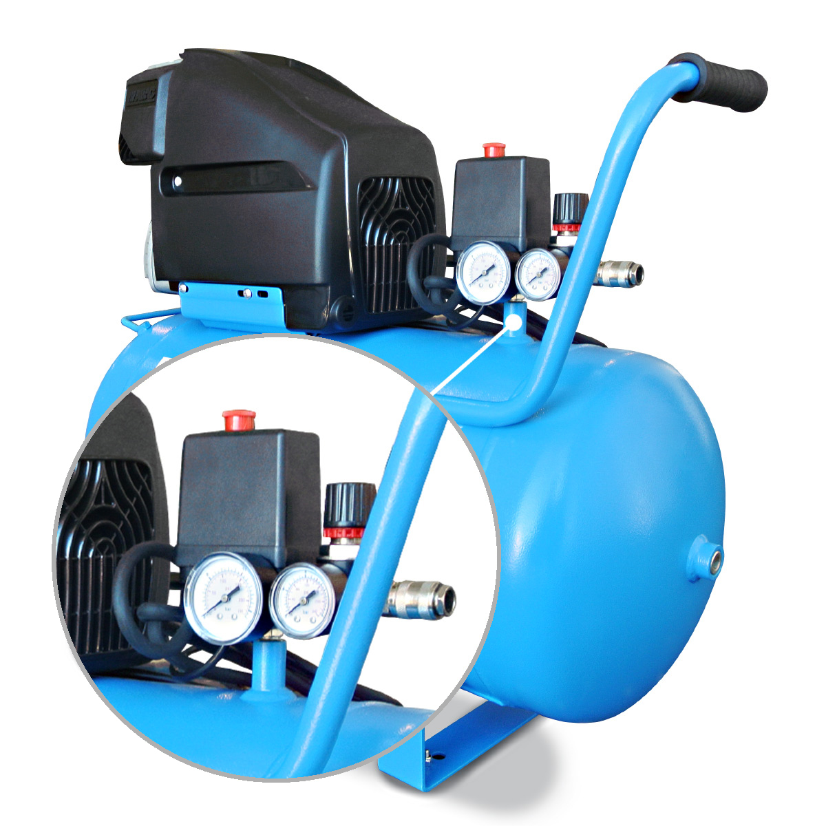 AUSSTELLER ABAC Kompressor MONTECARLO L25P – Der flexible Montagehelfer!