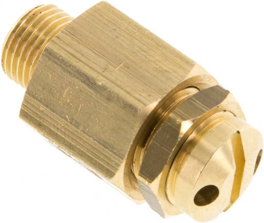 Mini-Sicherheitsventil G 1/8", 10 - 18 bar, Messing