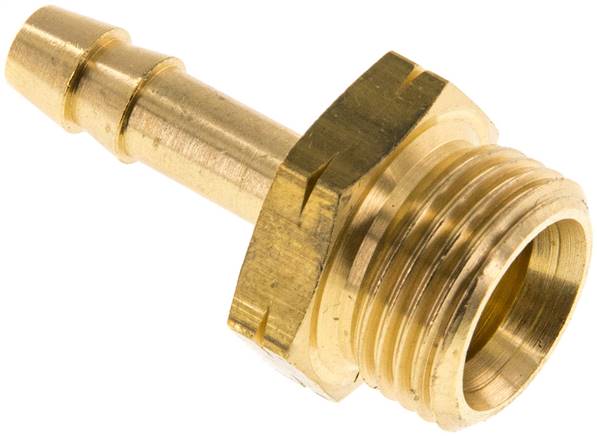 Gewindetülle m. Linksgewinde G 3/8" LH-6 (1/4")mm, Messing