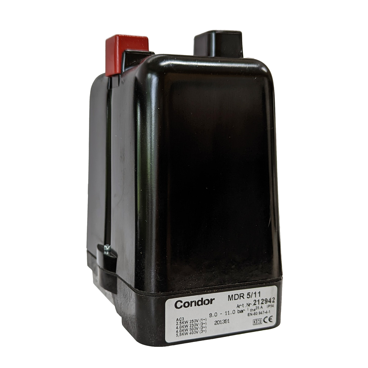 Pressostato Condor MDR-5/11-K 2-11 bar G 1/2" 212942 con interruttore on-off