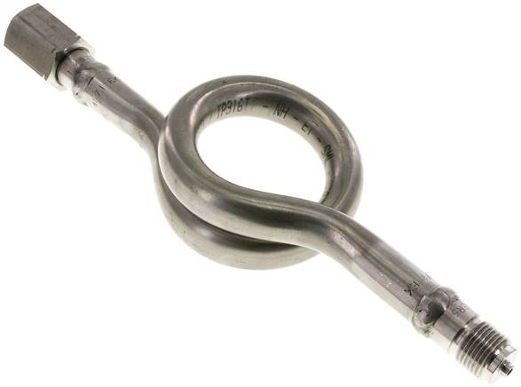 Wassersackrohr Kreisform (1.4571) G 1/2" (AG)-Zapfen