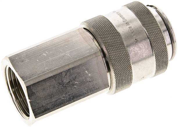 Schnellkupplung (NW19) G 1"(IG), Messing vernickelt