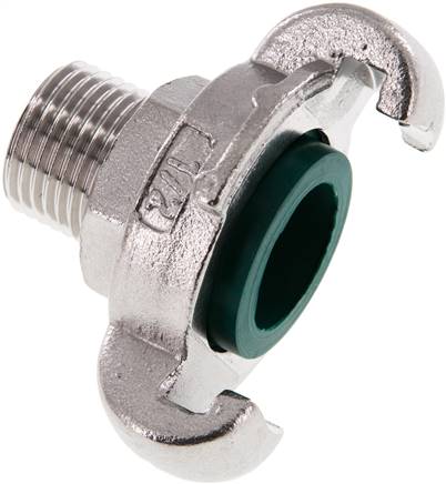 Kompressorkupplung G 1/2"(AG), Edelstahl, Dichtung FKM