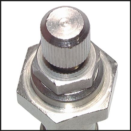 Drosselrückschlagventil G 1/4", abluftregelnd (B), Messing, Rändelschraube und Kontermutter